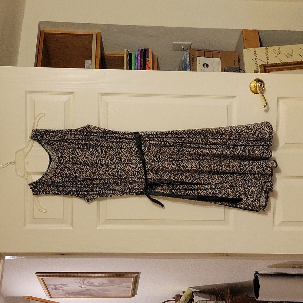 Leopard print dress